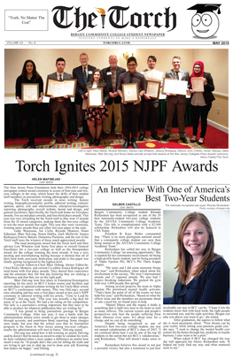 Torch Ignites 2015 NJPF Awards