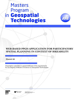 Web-Based Ppgis Application for Participatory Spatial Planning in Context of Bikeability