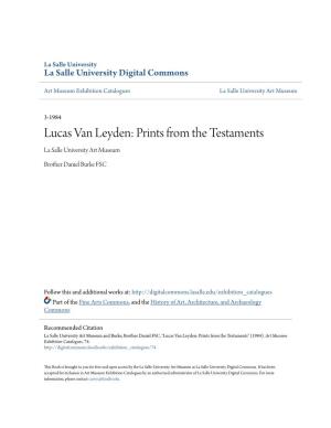 Lucas Van Leyden: Prints from the Testaments La Salle University Art Museum