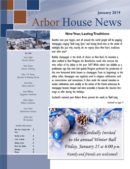 Arbor House News