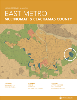 East Metro Multnomah & Clackamas County