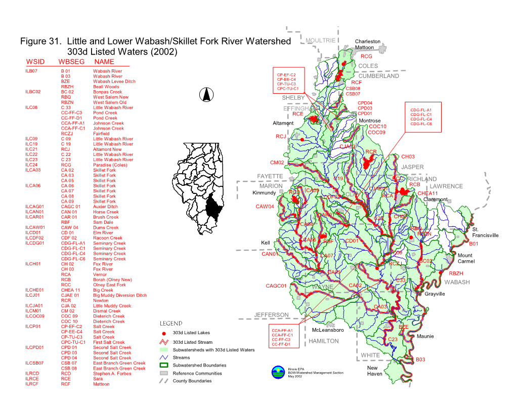 Figure 31. Little and Lower Wabash/Skillet Fork River