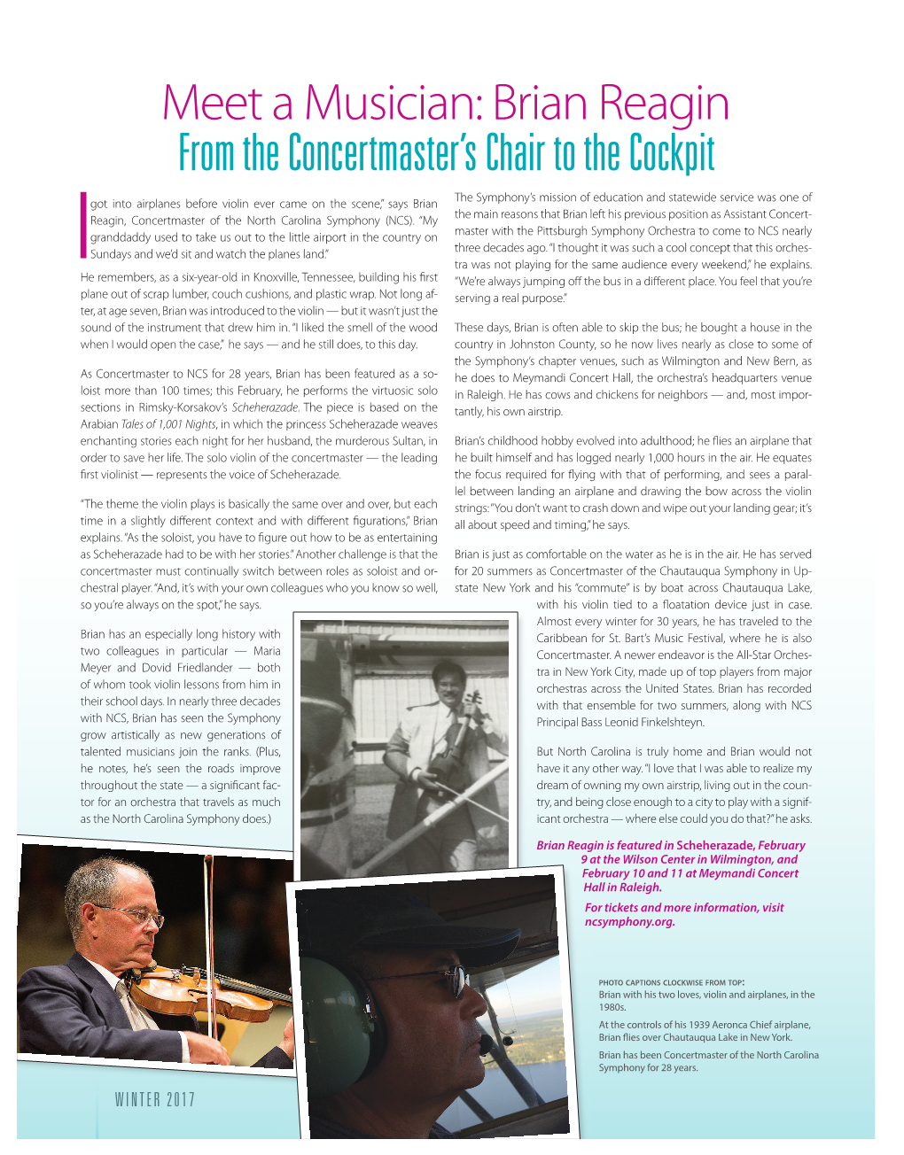 Meet a Musician: Brian Reagin from the Concertmaster's Chair to The