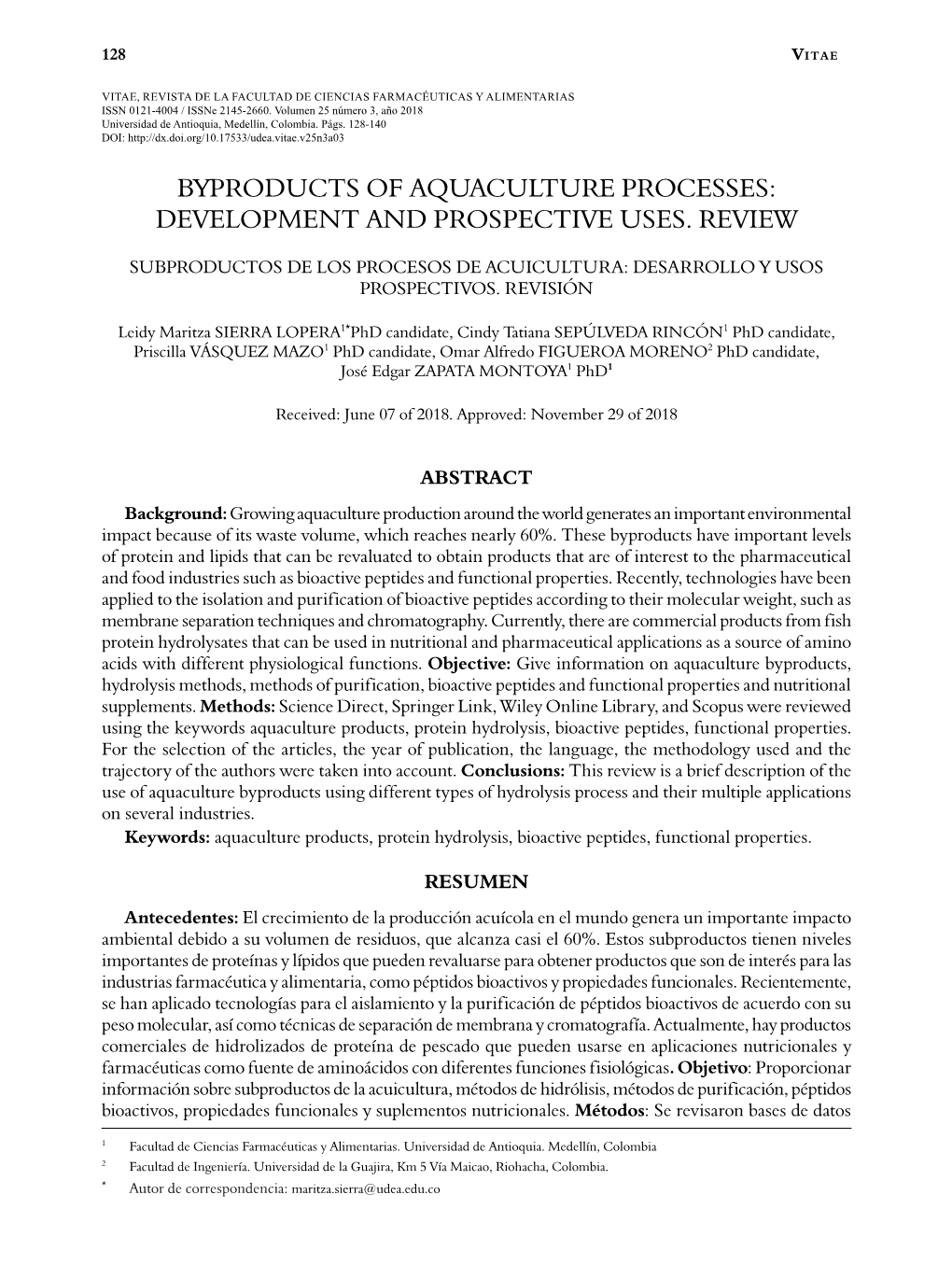 Byproducts of Aquaculture Processes: Development and Prospective Uses