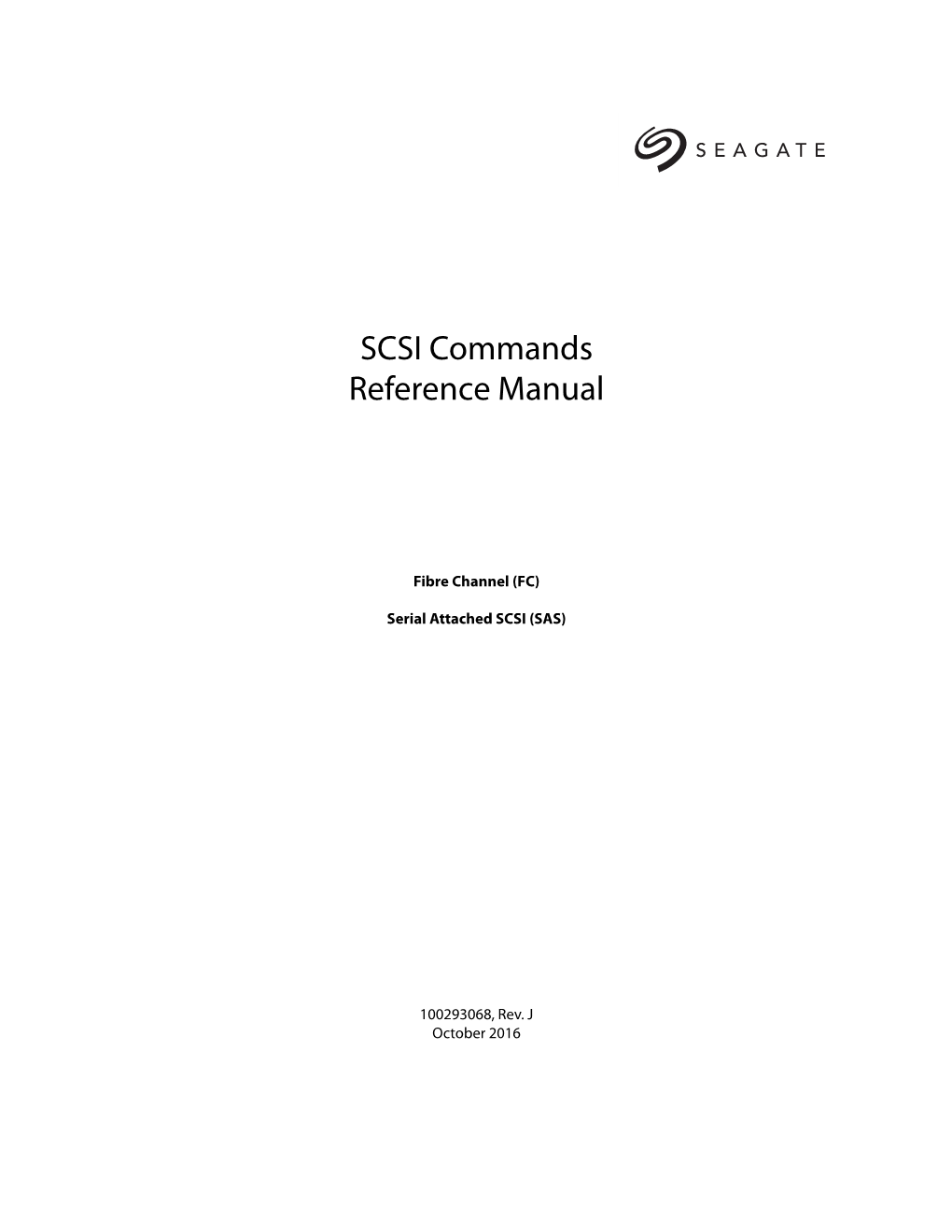 SCSI Commands Reference Manual