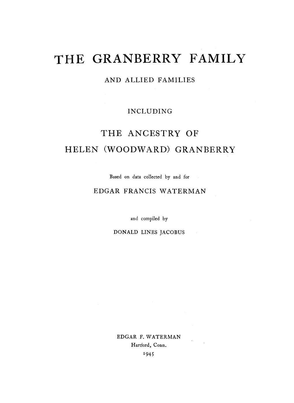 The Granberry Family