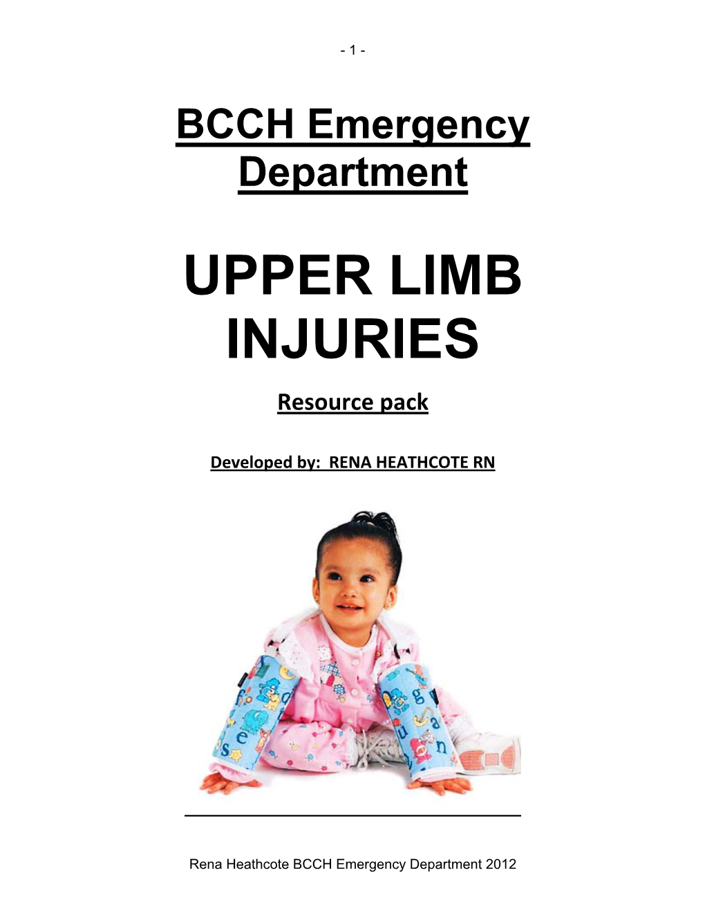 Upper Limb Injuries