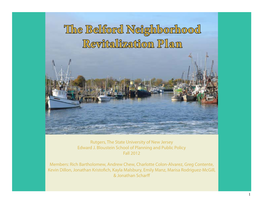 The Belford Neighborhood Revitalization Plan