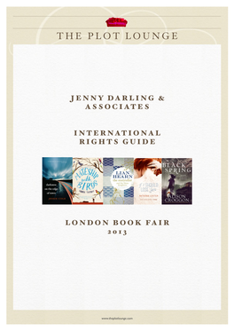 JDA Rights Guide LBF 2013 from the Plot Lounge