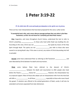 1 Peter 3:19-22