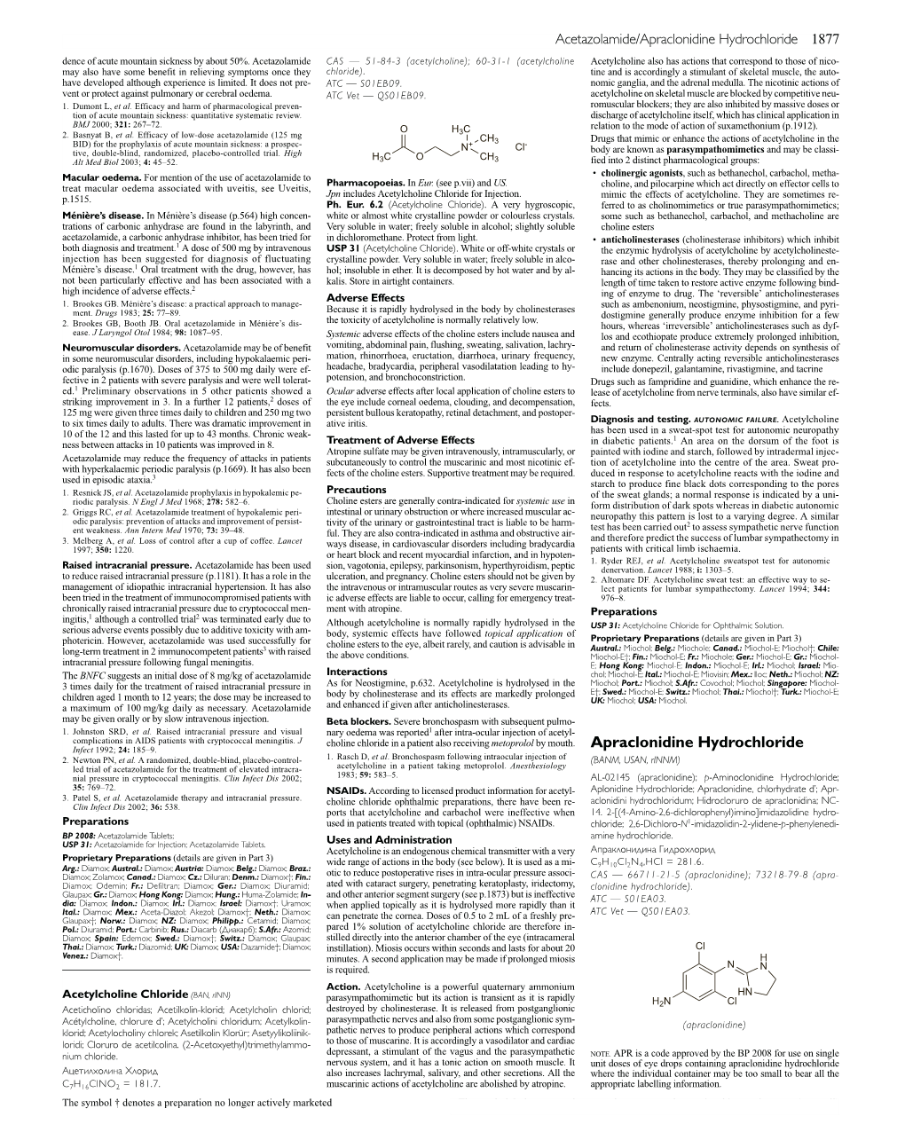 Apraclonidine Hydrochloride 1877 Dence of Acute Mountain Sickness by About 50%