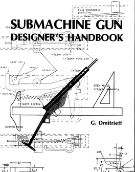 Submachine Gun Designer's Handbook Dmitrieff