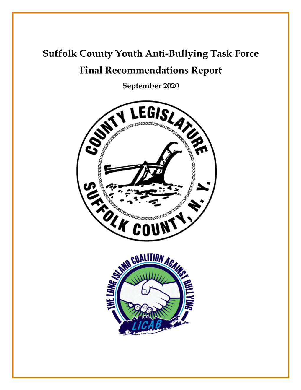 09/2020 Suffolk County Youth Anti-Bullying Task Force Final