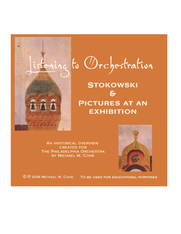 Orchestration — Stokowski & Pictures at an Exhibition