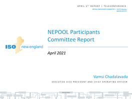 NEPOOL Participants Committee Report