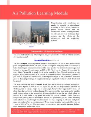 Air Pollution Learning Module