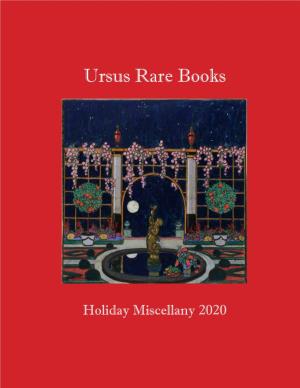 Ursus Rare Books