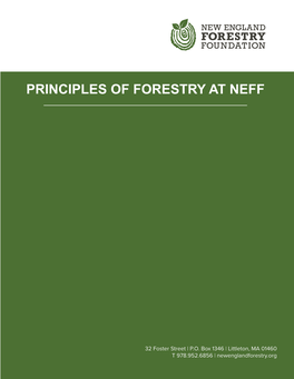 Principles of Forestry at Neff