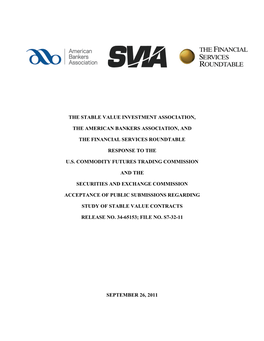 The Stable Value Investment Association, the American