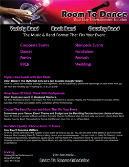 Corporate Events Dances Parties Bbqs Stampede Events