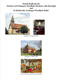 Parish Profile for the Parishes of St Margaret, Woodham Mortimer with Hazeleigh and St Michael the Archangel, Woodham Walter