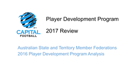MF Talented Player Pathways