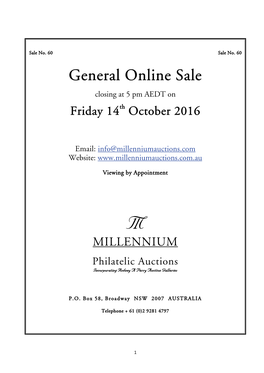 General Online Sale
