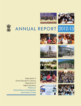 MHRD-Annual Report 2012-13.Pdf