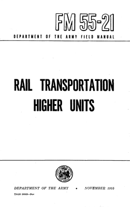 Rail Transportation Higher Units