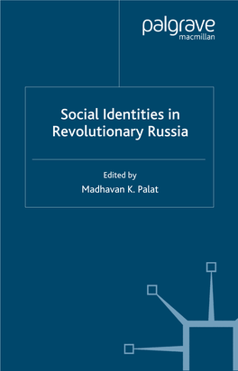 Social Identities in Revolutionary Russia