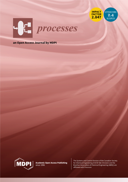 Processes an Open Access Journal by MDPI