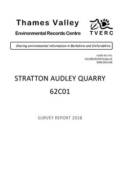 Thames Valley STRATTON AUDLEY QUARRY 62C01