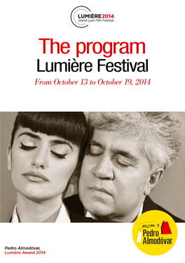 The Program Lumière Festival from October 13 to October 19, 2014