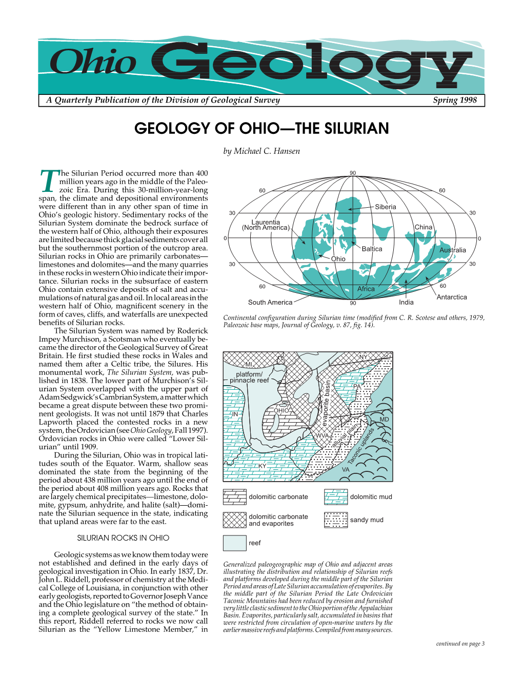 Geology of Ohio—The Silurian