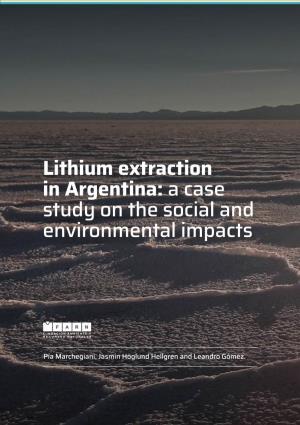 Lithium Extraction in Argentina: a Case Study on the Social and Environmental Impacts