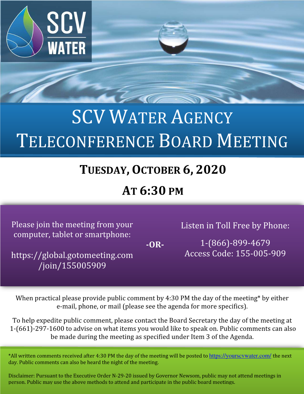 SCV Water Board Packet