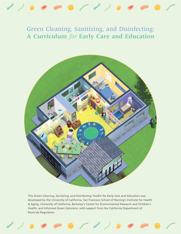 Green Cleaning, Sanitizing, and Disinfecting: a Curriculum for Early Care and Education