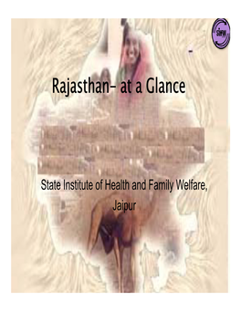 Rajasthan at a Glance.Pdf