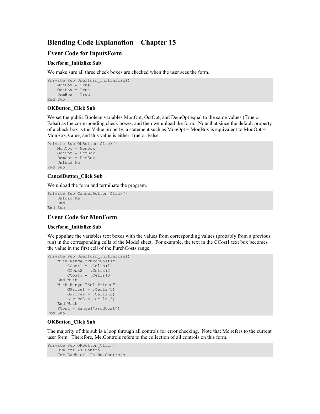 Carloan Code Explanation