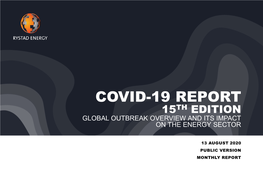 Covid-19 Report 15—Rystad Energy