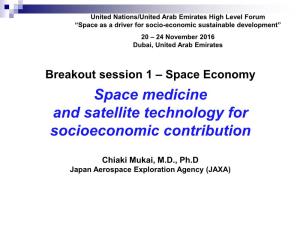 JAXA's Concept on Space Initiatives for Health