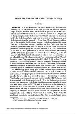 Induced Fibrations and Cofibrationso