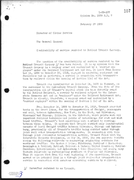 L-39-107 Opinion No. 1939 R.R. 7 February 27 1939 Director Of