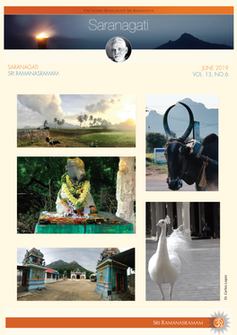 Saranagati Sri Ramanasramam June 2019 Vol. 13, No.6