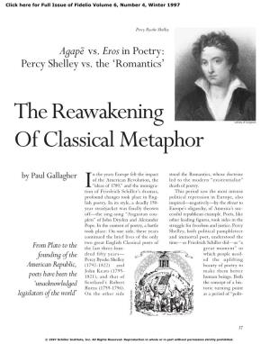 The Reawakening of Classical Metaphor