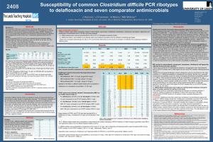 Clostridium Difficile PCR Ribotypes