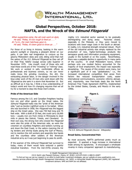 NAFTA, and the Wreck of the Edmund Fitzgerald