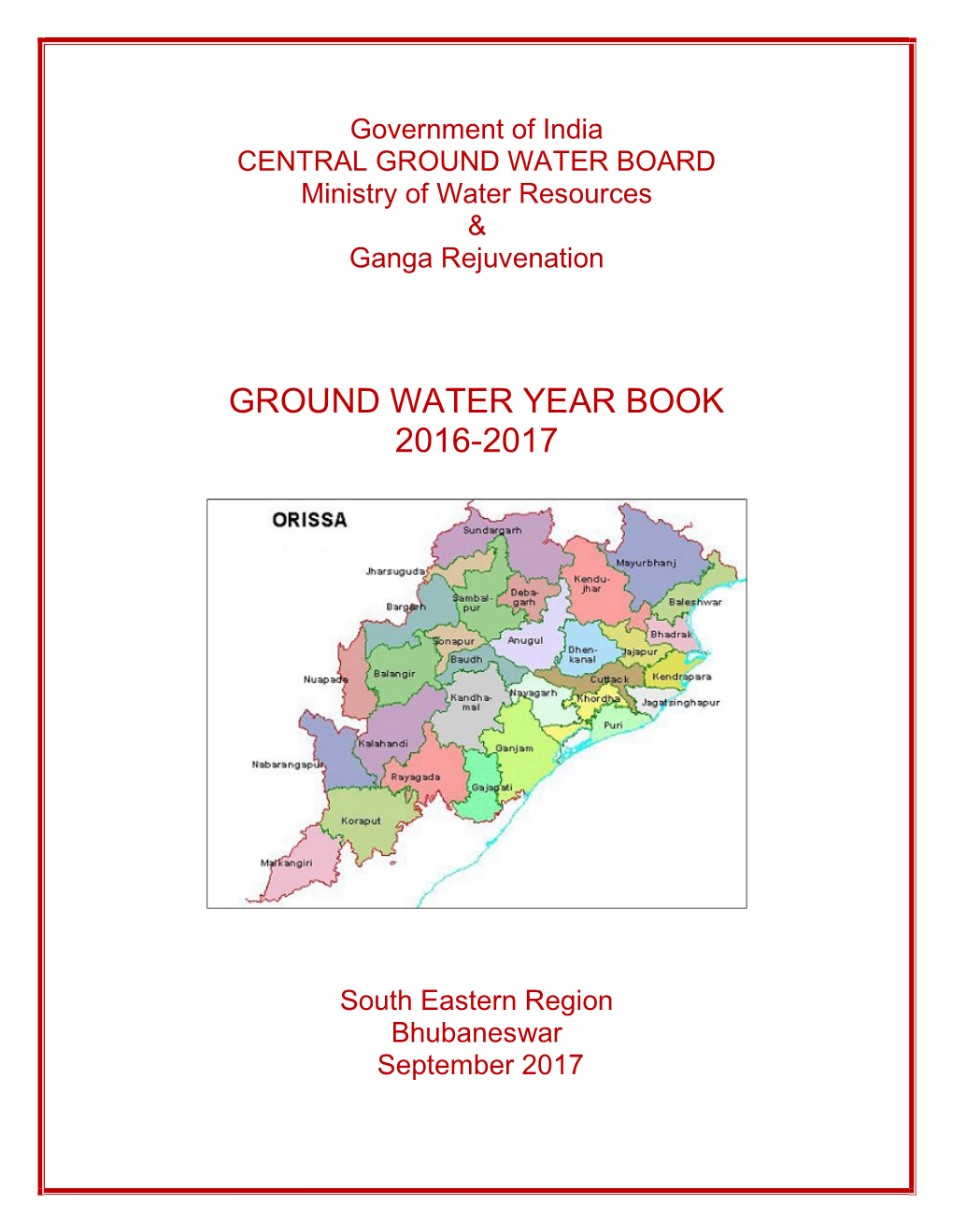 Ground Water Year Book 2016-2017