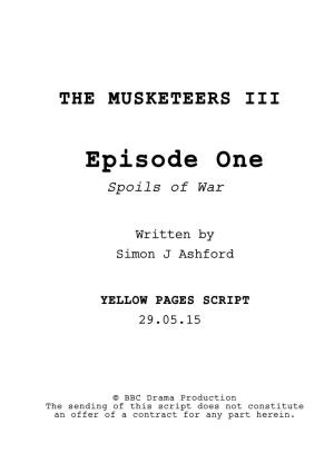 Musketeers Iii Ep 1 Yellow Pages Script