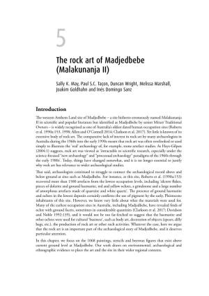 The Rock Art of Madjedbebe (Malakunanja II)